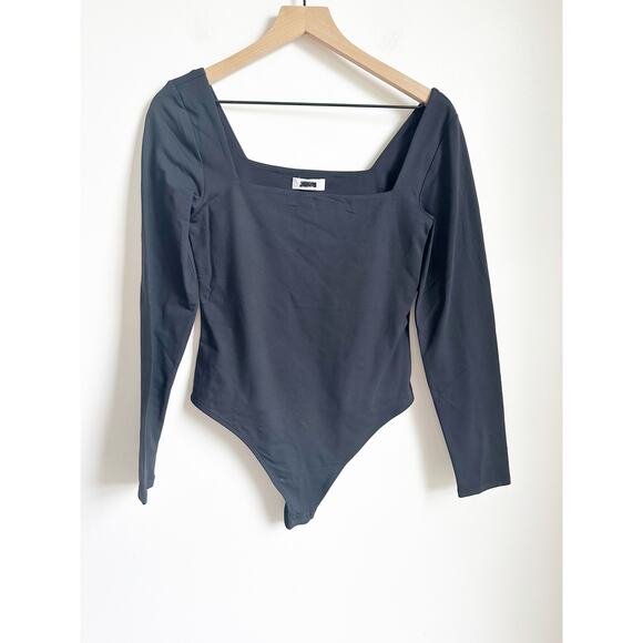 Aritzia baboton contour long sleeve bodysuit black Large - Picture 1 of 5